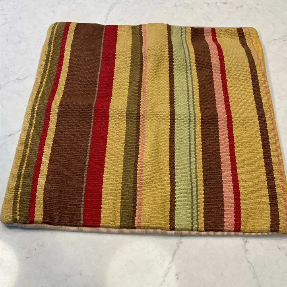 Pottery Barn Tan Textured Fabric Pillow‎ cover bundle